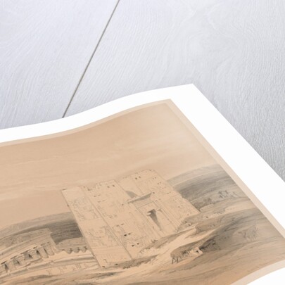 Egypt and Nubia: Volume I - No. 34, Temple of Edfou. Ancient Appolinopolis, Upper Egypt, 1838 by Louis Haghe