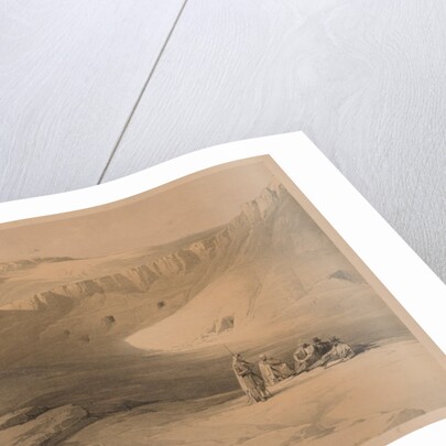 Egypt and Nubia: Volume II - No. 34, Entrance to the Tombs of the Kings of Thebes?, 1838 by Louis Haghe