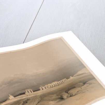 Egypt and Nubia: Volume II - No. 8, Ruins of the Memnonium, Thebes, 1838 by Louis Haghe