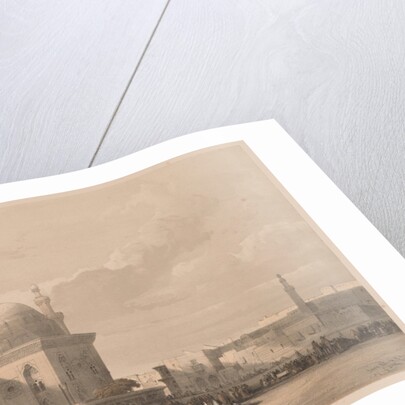 Egypt and Nubia: Volume III - No. 38, Mosque of Sultan Hassan from the Great Square…, 1838 by Louis Haghe