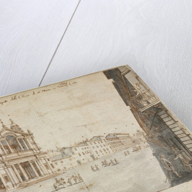 Eighteen Views of Rome: Santa Maria in Via Lata, 1665 by Lievin Cruyl