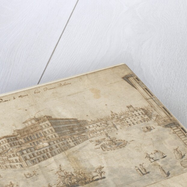 Eighteen Views of Rome: The Piazza Barberini, 1665 by Lievin Cruyl