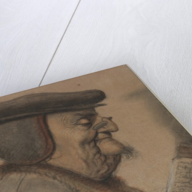 Elderly Man Reading a Book, first half 1600s by Nicolas Lagneau