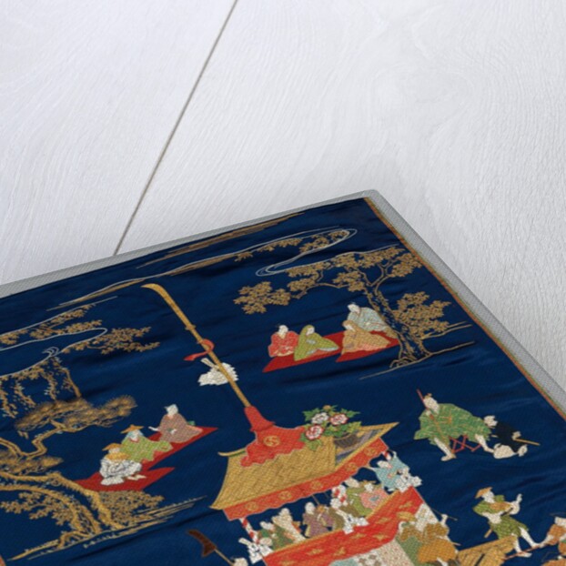 Embroidered Fukusa, late 1800s-early 1900s by Unknown