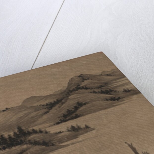 Fishermen-Hermits in Stream and Mountain, 1300s by Wu Zhen