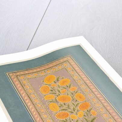 Flowering Marigold, c. 1765 by Hunhar II (style of)