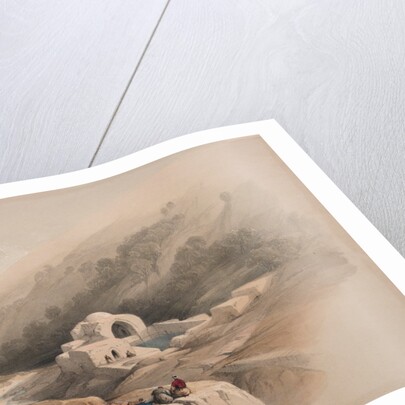 Fountain of Job, Valley of Hinnom, 1839 by David Roberts