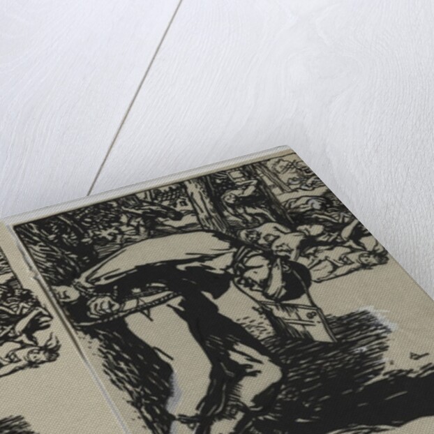 Franc-Tireurs, 1914 by Auguste Louis Lepère