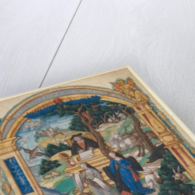Frontispiece Miniature from the Manuscript of a Poem by Guillaume Crétin?, c. 1537-1540 by Master of Francis I