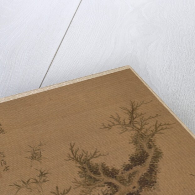 Frosted Branches and Dwarf Bamboo, in the Style of Su Shih, 1775 by Zhai Dakun