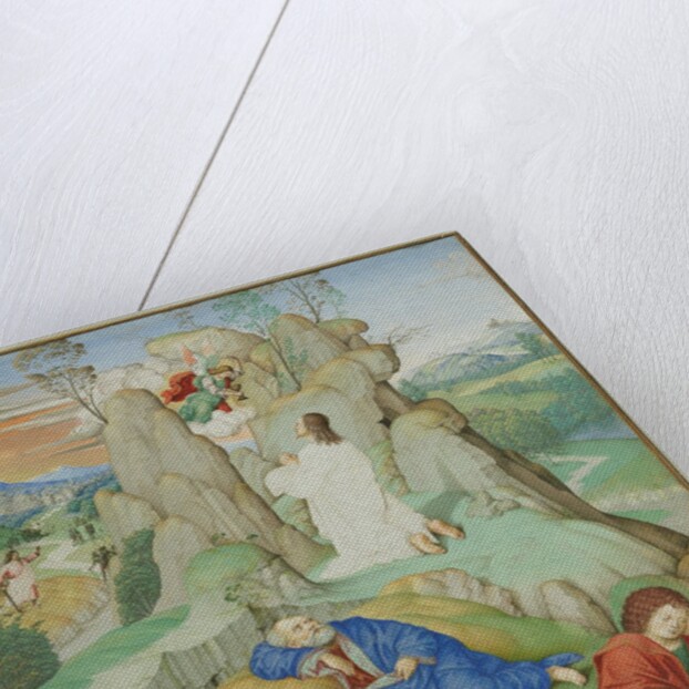 Full Page Miniature: The Agony in the Garden, 1490-1500 by Timoteo Viti (probably)