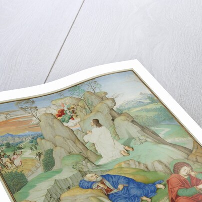 Full Page Miniature: The Agony in the Garden, 1490-1500 by Timoteo Viti (probably)