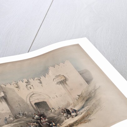 Gate of Damascus, Jerusalem, 1839 by David Roberts
