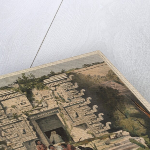 Gateway of the Great Teocallis, Uxmal by Frederick Catherwood