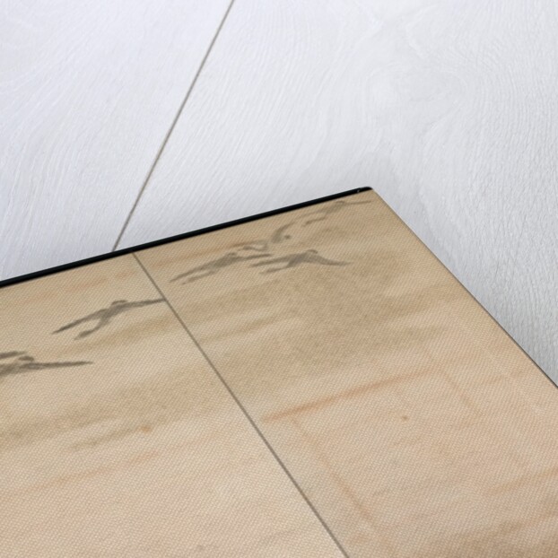 Geese, Reeds and Water, 1800s by Yamamoto Baiitsu