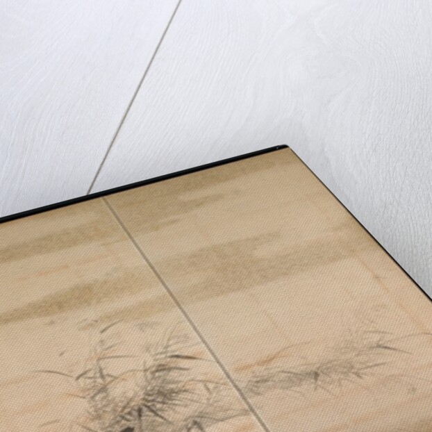 Geese, Reeds, and Water, 1800s by Yamamoto Baiitsu