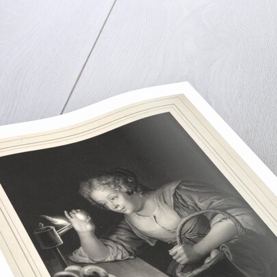 Girl Candling Eggs, 1840 by Franz Seraph Hanfstaengl