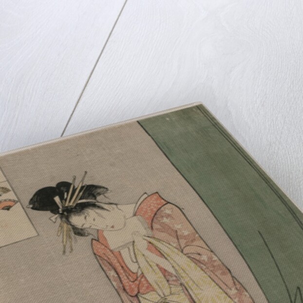 Hanaogi of Ogiya from the series Picture Puzzles, c. 1797 by Kitagawa Utamaro