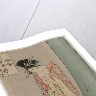 Hanaogi of Ogiya from the series Picture Puzzles, c. 1797 by Kitagawa Utamaro