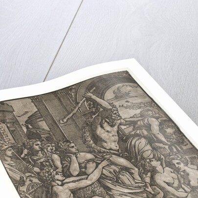 Hercules Driving Envy from the Temple of the Muses, 1522-24 by Ugo da Carpi