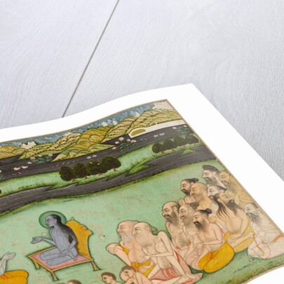 Hindu God Krishna Talking to Elders, c. 1800 by Unknown