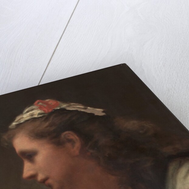 His First Model-Miss Russell, c. 1873 by William Morris Hunt (attributed to)