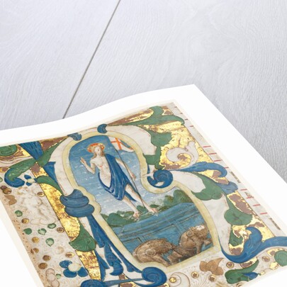 Historiated Initial Excised from an Antiphonary: The Resurrection, c. 1470-1475 by Francesco d'Antonio del Cherico