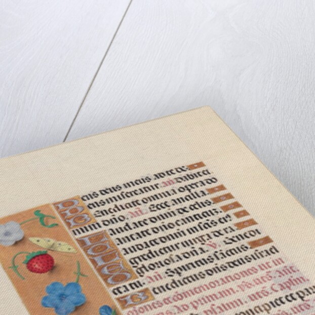 Hours of Queen Isabella the Catholic, Queen of Spain: Fol. 164v, c. 1500 by Master of the First Prayerbook of Maximillian