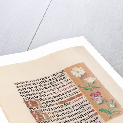 Hours of Queen Isabella the Catholic, Queen of Spain: Fol. 20r, c. 1500 by Master of the First Prayerbook of Maximillian