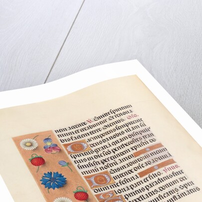 Hours of Queen Isabella the Catholic, Queen of Spain: Fol. 34v, c. 1500 by Master of the First Prayerbook of Maximillian