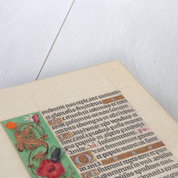 Hours of Queen Isabella the Catholic, Queen of Spain: Fol. 52v, c. 1500 by Master of the First Prayerbook of Maximillian