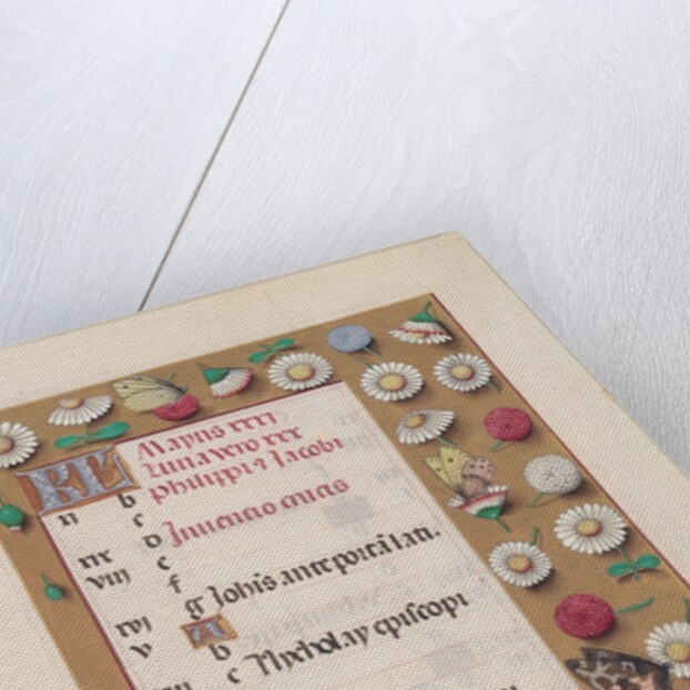 Hours of Queen Isabella the Catholic, Queen of Spain: Fol. 6r, May, c. 1500 by Master of the First Prayerbook of Maximillian