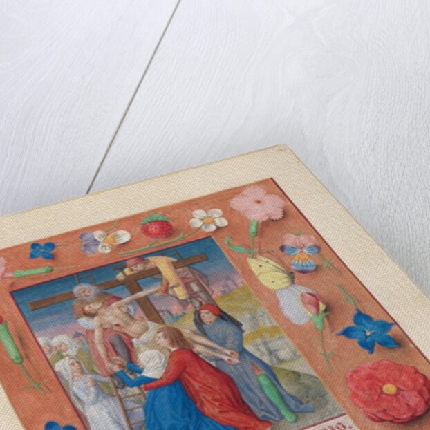 Hours of Queen Isabella the Catholic, Queen of Spain: Fol. 73r, Descent from the Cross, c. 1500 by Master of the First Prayerbook of Maximillian