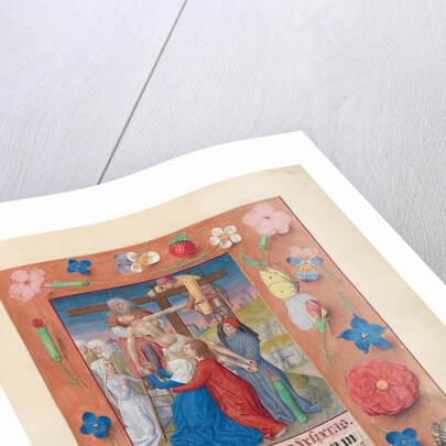 Hours of Queen Isabella the Catholic, Queen of Spain: Fol. 73r, Descent from the Cross, c. 1500 by Master of the First Prayerbook of Maximillian