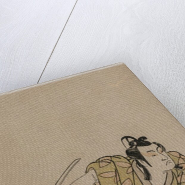 Ichikawa Monnosuke II as Soga no Goro, c. late 1770s by Katsukawa Shunsho