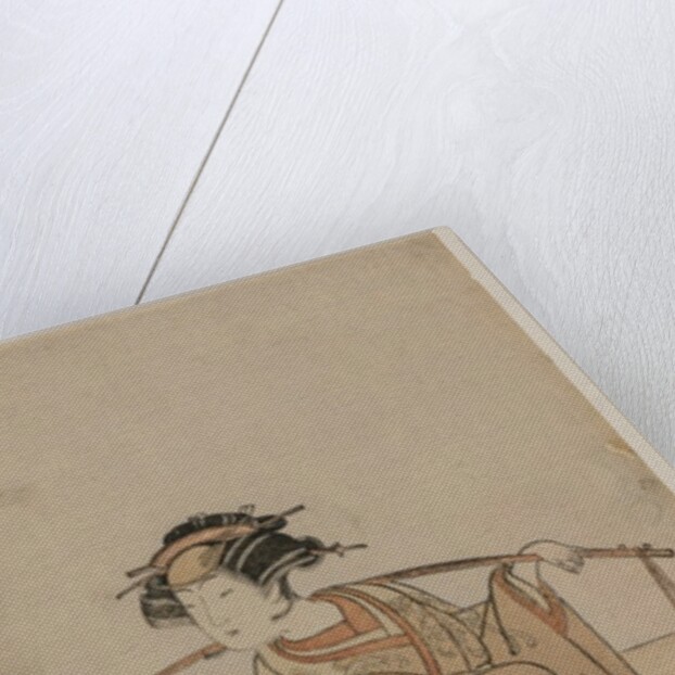 Iwai Hanshiro IV as Murasame or Matsukaze, mid 1770s by Katsukawa Shunsho