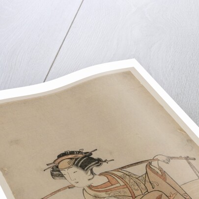 Iwai Hanshiro IV as Murasame or Matsukaze, mid 1770s by Katsukawa Shunsho