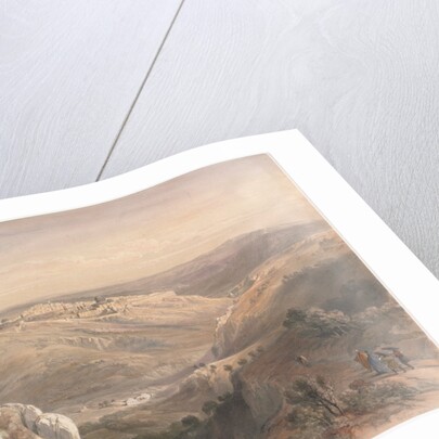 Jerusalem from the South, 1839 by David Roberts
