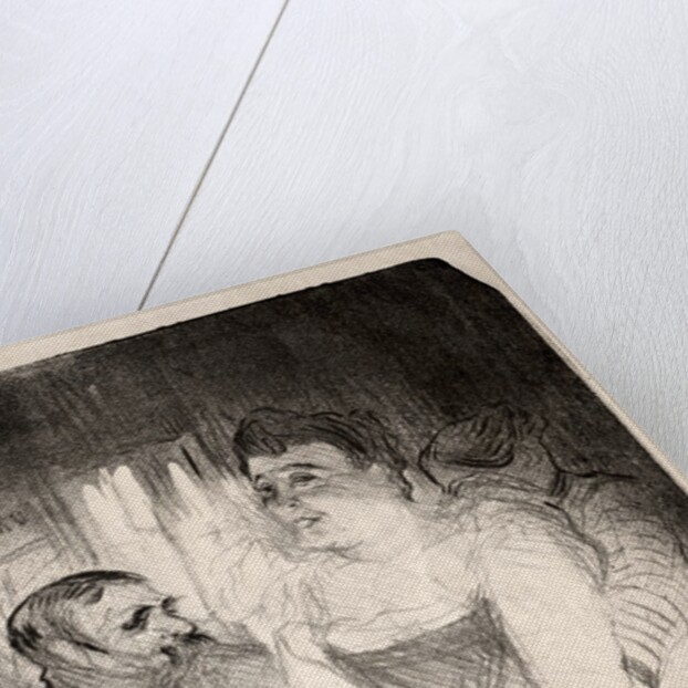 Judic in the Loge, 1894 by Henri de Toulouse-Lautrec