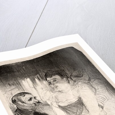 Judic in the Loge, 1894 by Henri de Toulouse-Lautrec