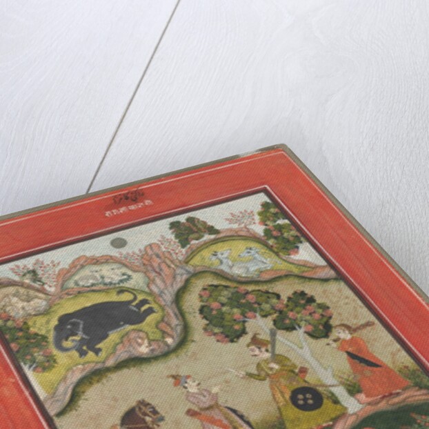 Kanhara Ragini: Song of Inspiration to Krishna for Killing the Elephant Demon…, c. 1760 by Unknown