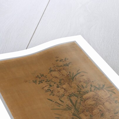 Ko Ssu Panel: Rocks and Narcissus, 1700s - 1800s by Unknown