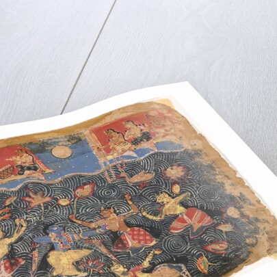 Krishna sporting with the gopis in the Jumna River, from a Bhagavata Purana, c. 1525-50 by (probably)