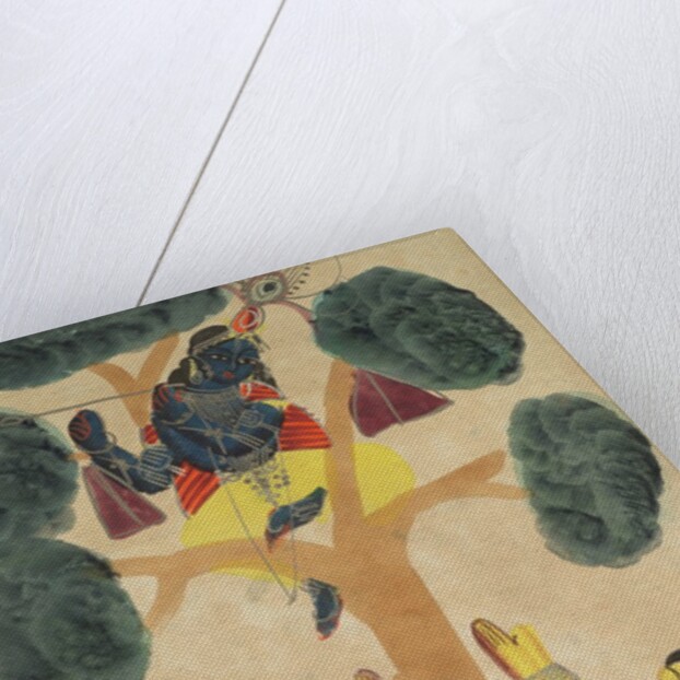 Krishna Steals the Clothes of the Cowgirls, 1800s by Unknown