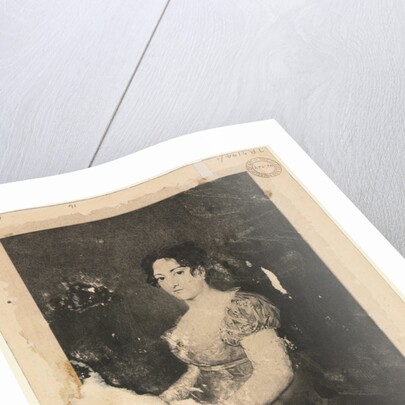 La femme à léventail, after Goya, 1900 by Alexander Claude Louis Lavalley