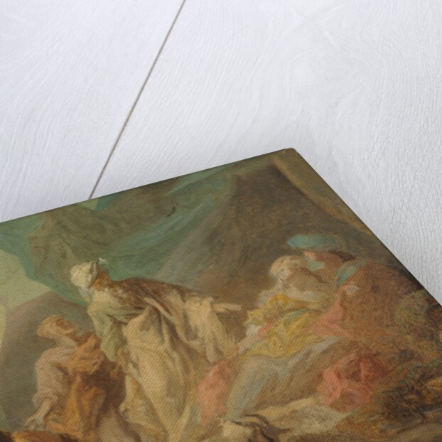 Laban Searching for His Stolen Gods, 1753 by Augustin de Saint-Aubin