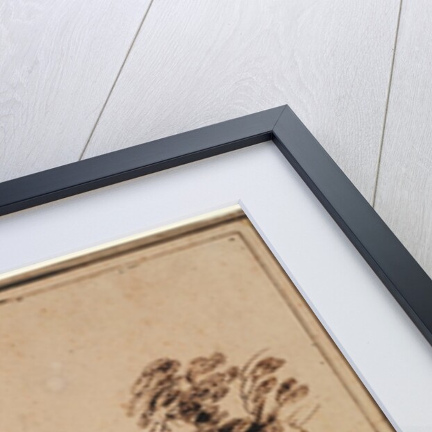 Landscape with Small Group of Buildings, second half 1700s by Guercino (imitator of)