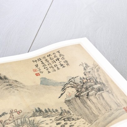 Landscapes in Various Styles after Old Masters, 1690 by Mei Qing