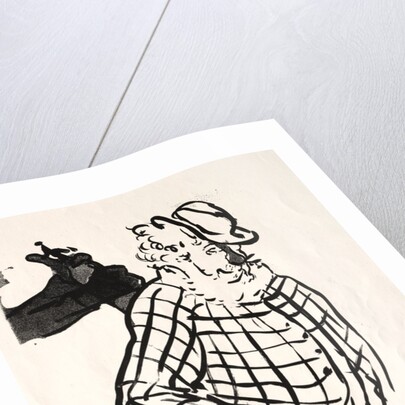 Le Café-concert: Chanteur Americain, 1893 by Henri de Toulouse-Lautrec