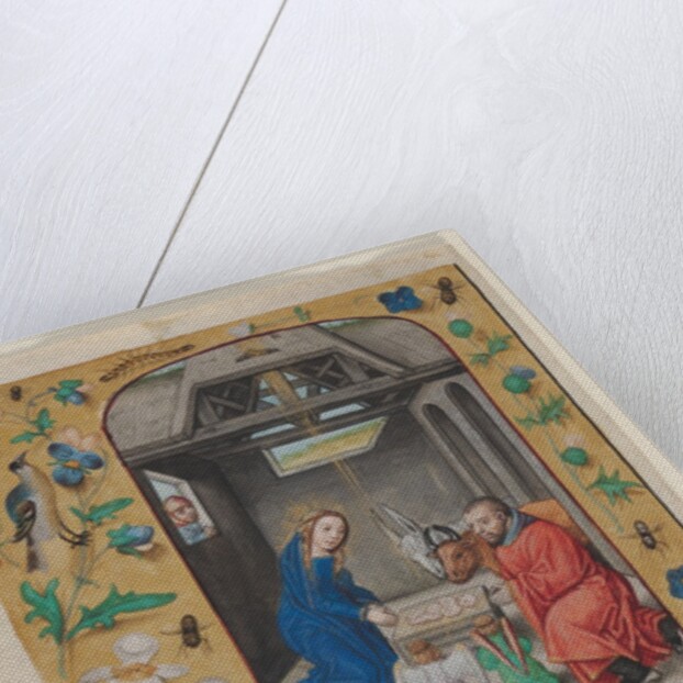 Leaf Excised from a Book of Hours: The Nativity, c. 1480 by Master of the First Prayerbook of Maximillian